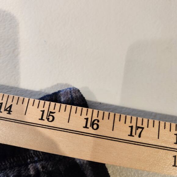 Nautica Sleepwear Mens Navy Blue Plaid Fleece Sleep Pants Size Large Cozy - Picture 9 of 13